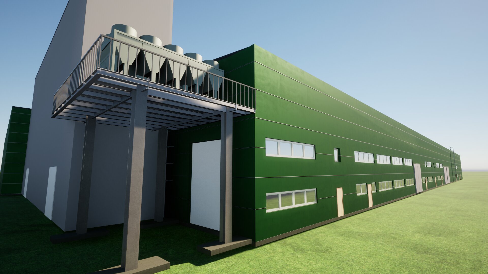 BIM-визуализация складского комплекса